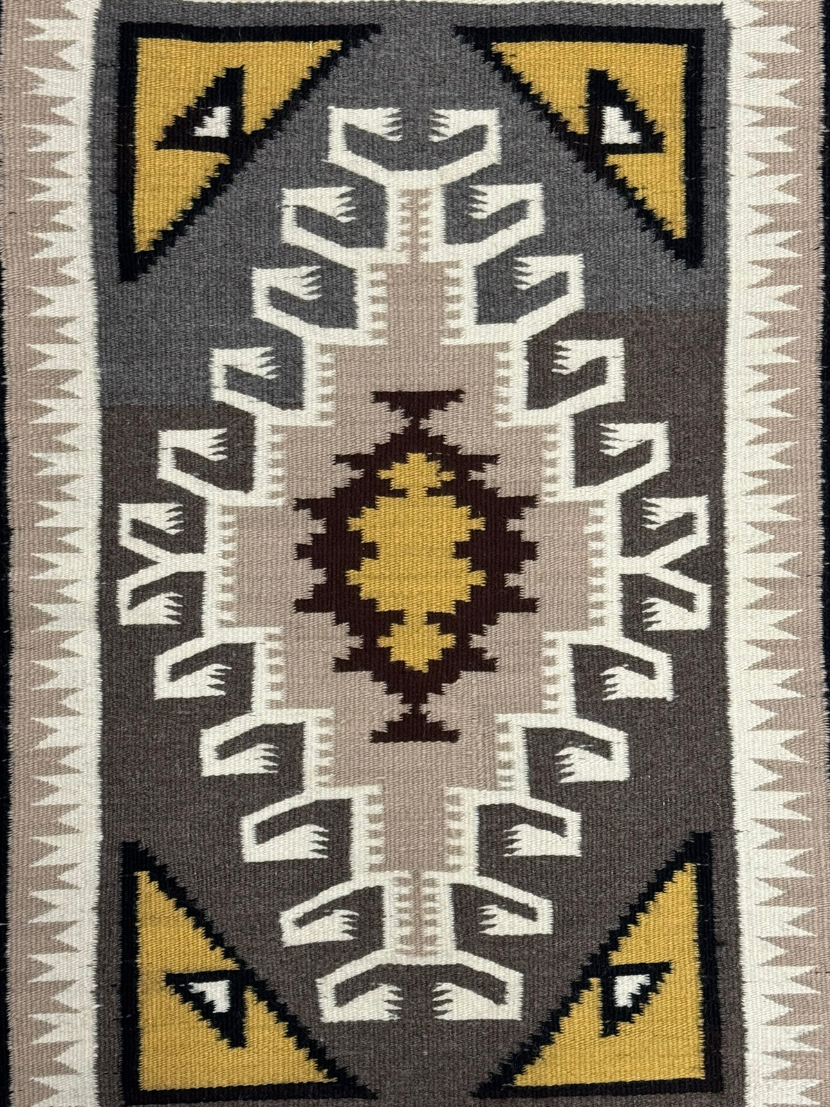 Navajo Two Gray Hills Rug By Lena Bylillie