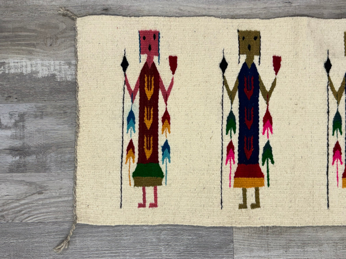 Mexican Wool Yei Figure Runner