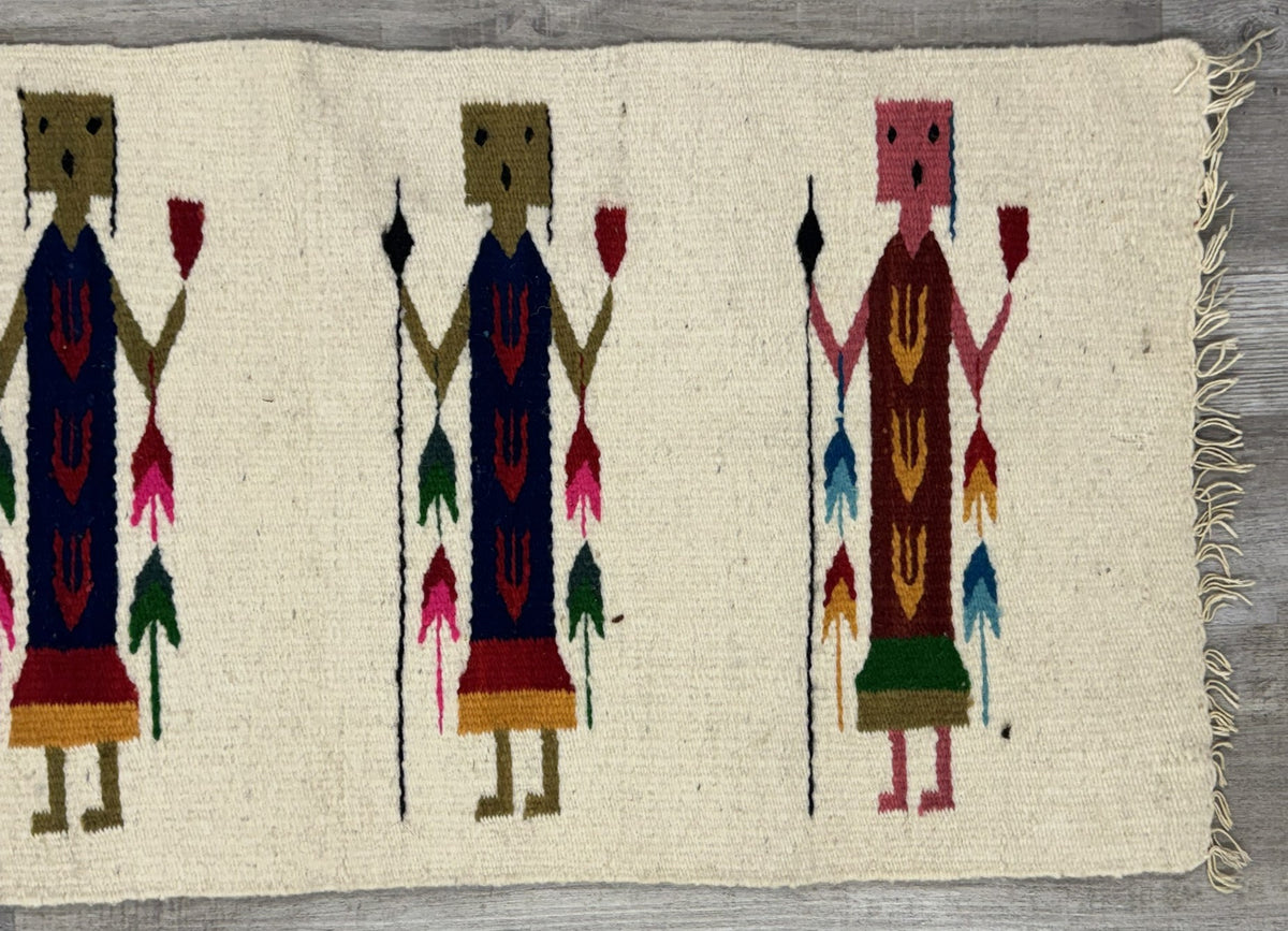 Mexican Wool Yei Figure Runner