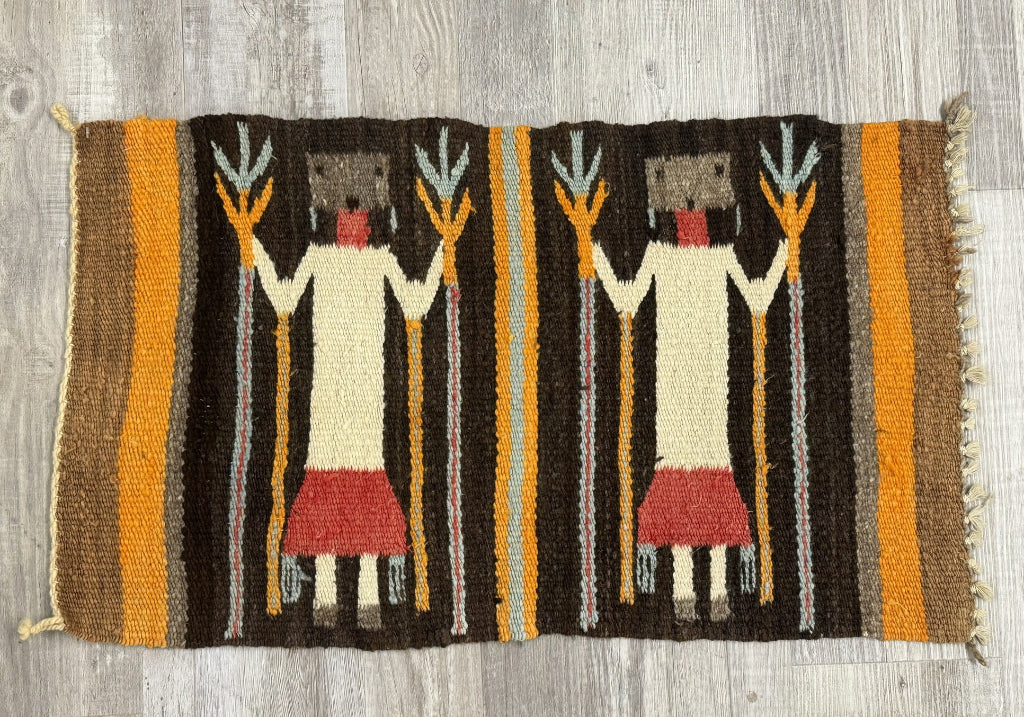 Navajo Gallup Throw Yei Rug