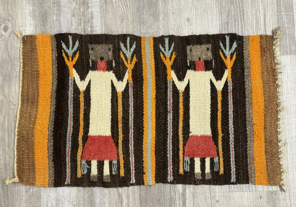 Navajo Gallup Throw Yei Rug
