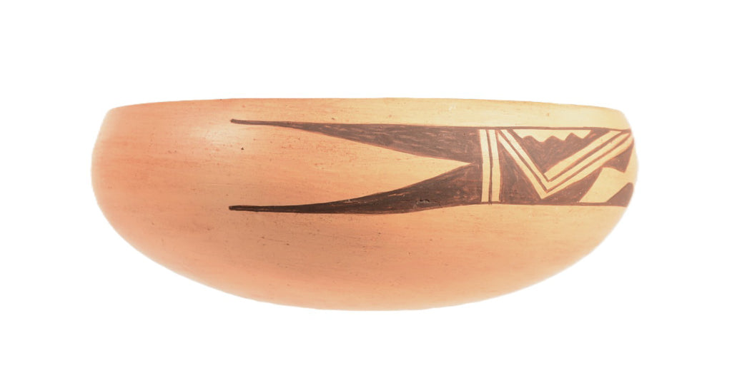 Hopi Pueblo Bowl Pottery -  Polacca 4/66 noted