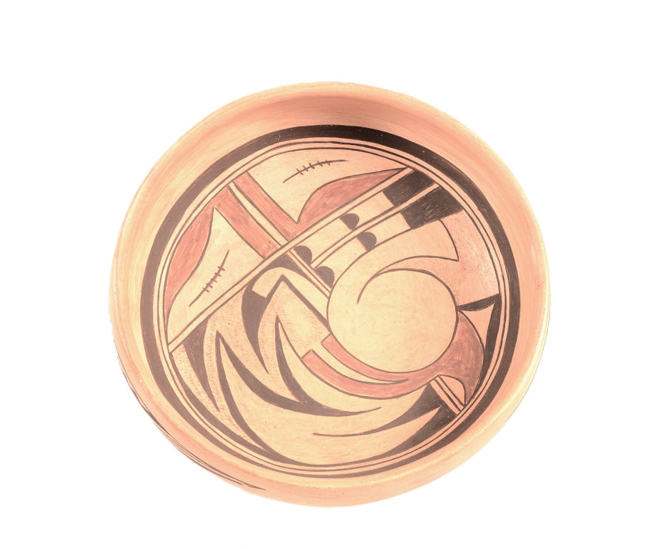 Hopi Pueblo Bowl Pottery -  Polacca 4/66 noted
