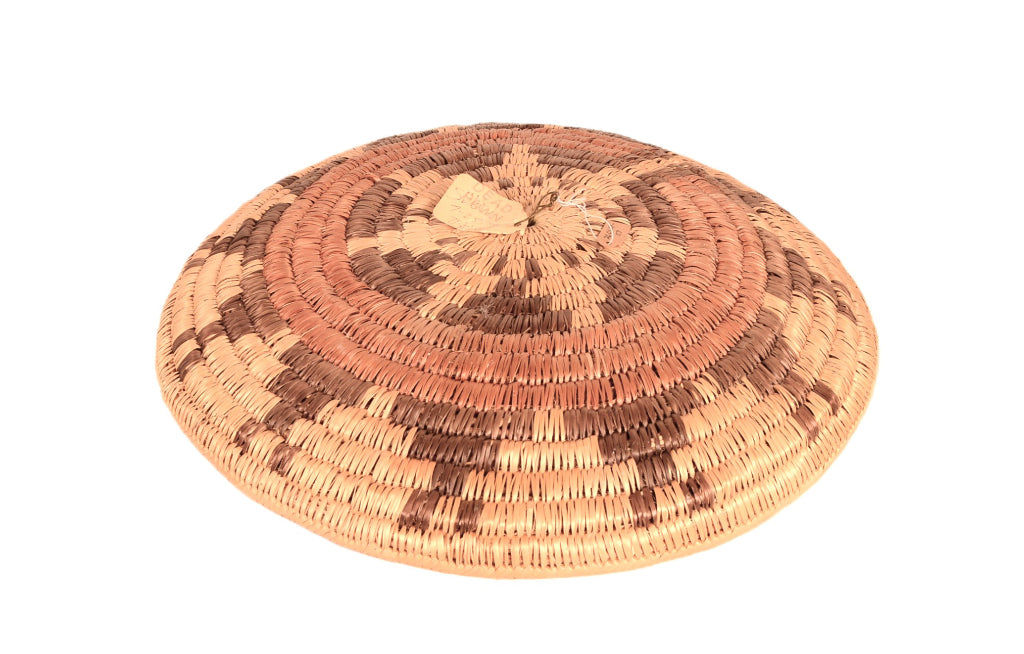 Navajo Wedding Tray Basket By Bessie Jake