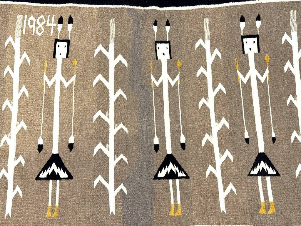 Navajo Corn Yei Rug