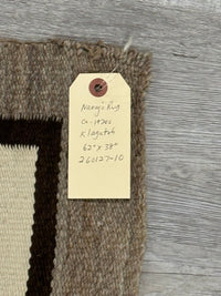 An Early Navajo Klagatoh Rug with Corn Plant Motif Banding