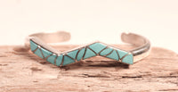 Navajo Channel Inlay Turquoise Bracelet