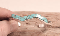 Navajo Channel Inlay Turquoise Bracelet