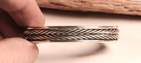 Navajo Twisted Sterling Silver Cuff Bracelet