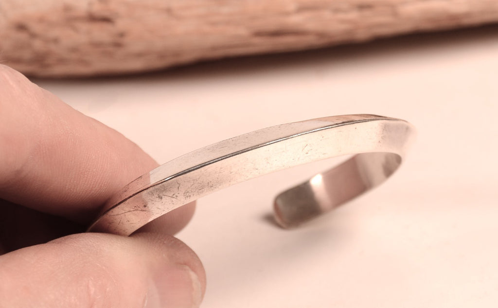 Navajo Sterling Silver Triangle Rod Bracelet