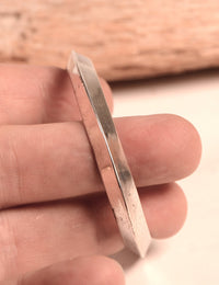 Navajo Sterling Silver Triangle Rod Bracelet