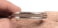Navajo Sterling Silver Twisted Bracelet