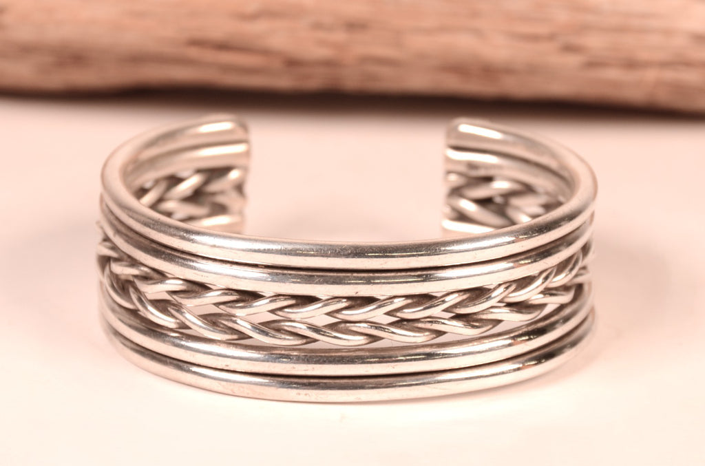 Navajo Sterling Silver Cuff Bracelet