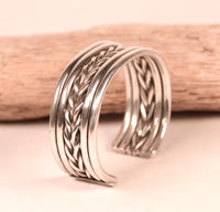 Navajo Sterling Silver Cuff Bracelet