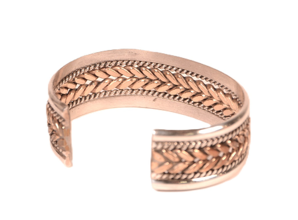 Navajo Sterling Silver and 12K Gold Cuff Bracelet