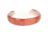 Non-Native/Non-Sterling Silver Apple Coral Bracelet
