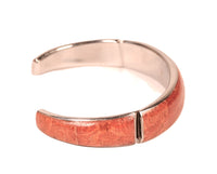 Non-Native/Non-Sterling Silver Apple Coral Bracelet