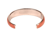 Non-Native/Non-Sterling Silver Apple Coral Bracelet