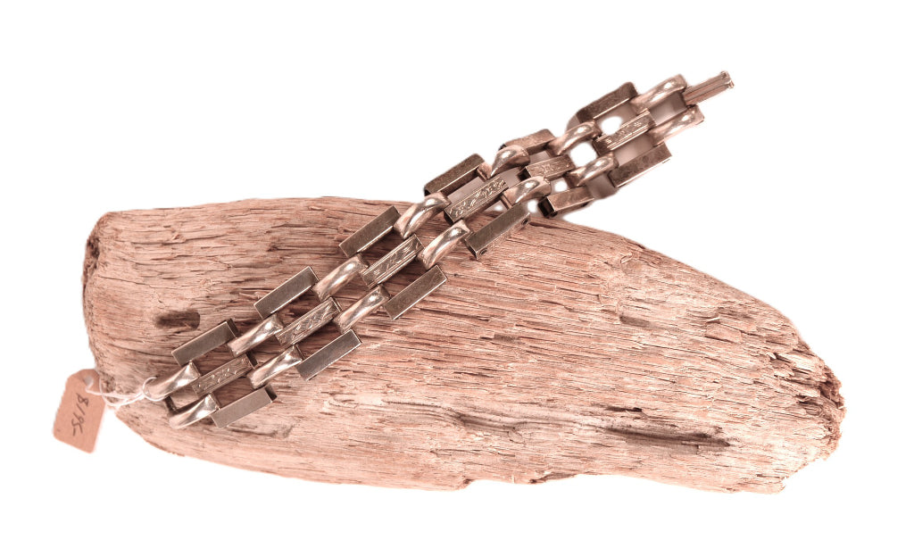 Mexican Silver Link Bracelet