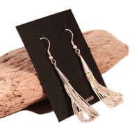 Navajo Sterling Liquid Silver Wire Earrings