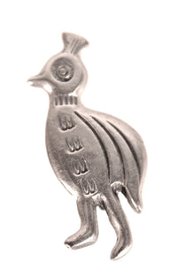 Navajo Sterling Silver Quail Pin