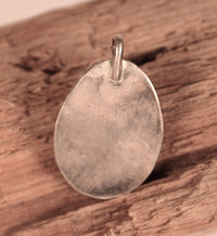 Navajo Sterling Silver Agate Pendant