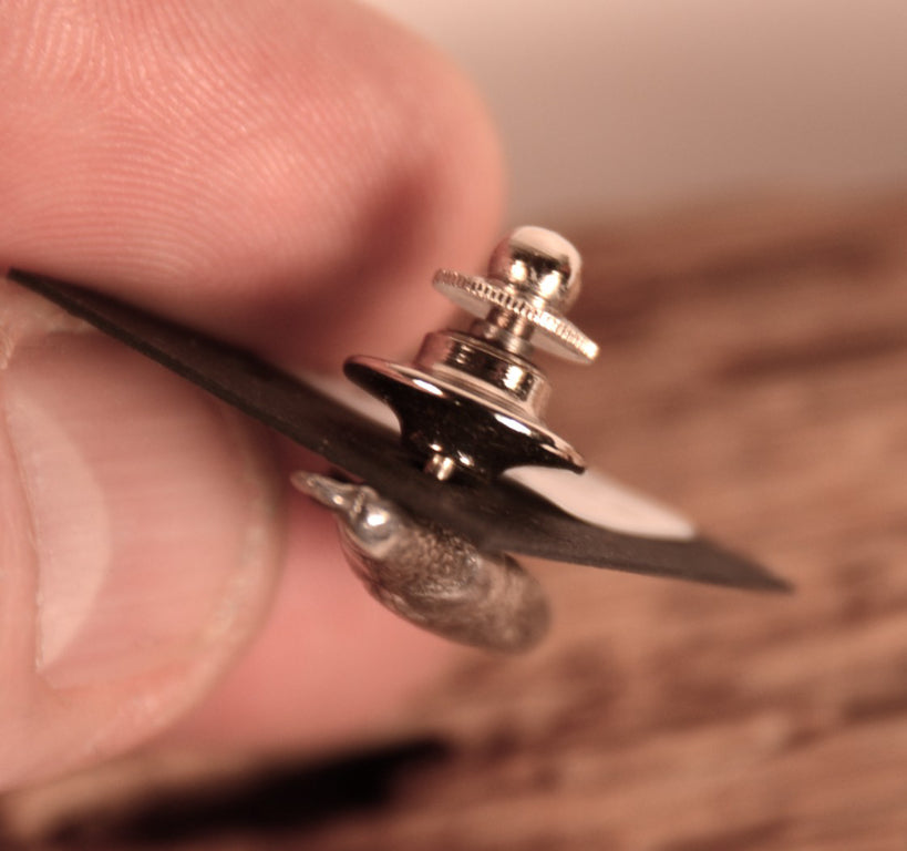 Navajo Sterling Silver Quail Tie Tac