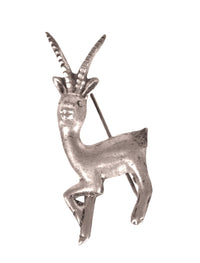 Mexico Silver Antelope Pin