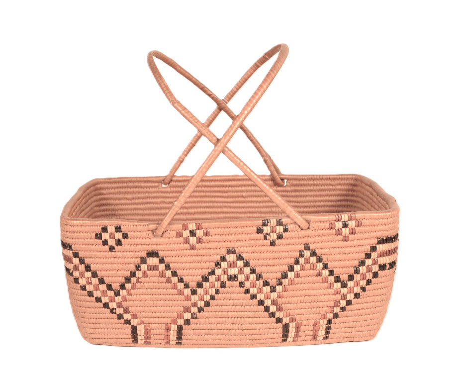 Thompson River Rectangular Market Basket with Handles