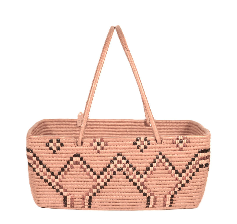 Thompson River Rectangular Market Basket with Handles