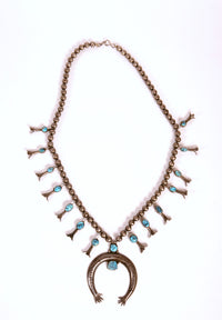 Navajo Squash Blossom with Naja Necklace