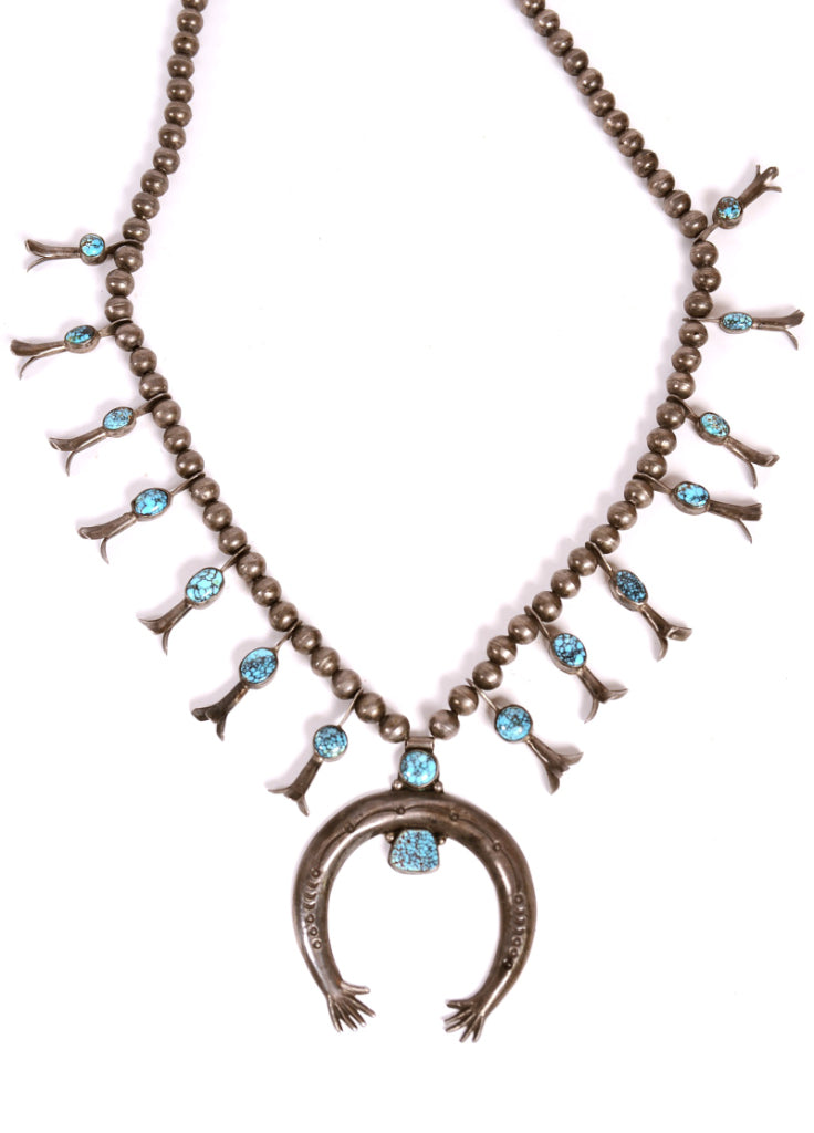 Navajo Squash Blossom with Naja Necklace