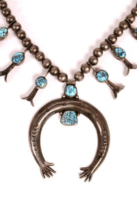 Navajo Squash Blossom with Naja Necklace
