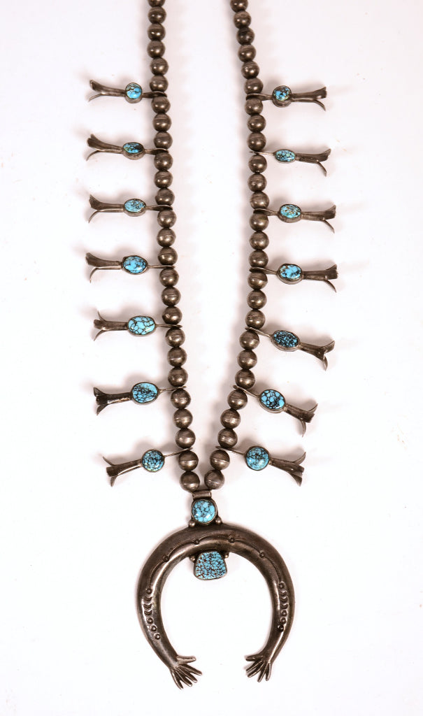 Navajo Squash Blossom with Naja Necklace