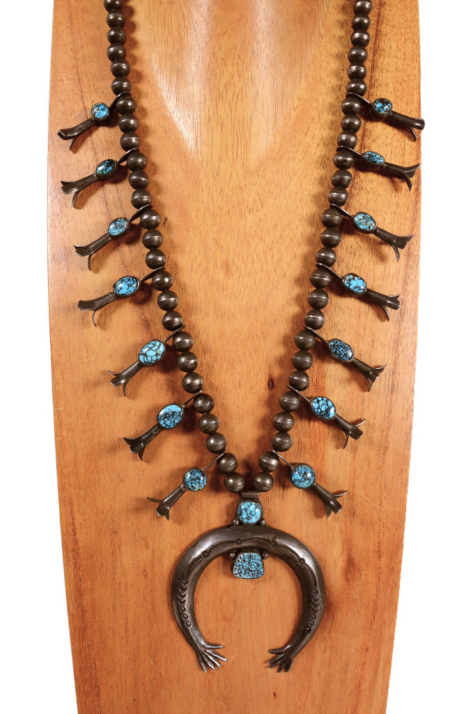 Navajo Squash Blossom with Naja Necklace