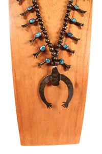 Navajo Squash Blossom with Naja Necklace
