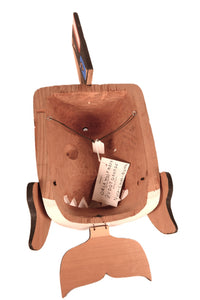 Northwest Coast Cedar Orca Whale - Wolf Mask By Wilson "Buddy" George