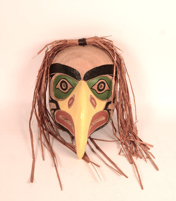 Northwest Coast Cedar Eagle Mask By Ritchie Brown