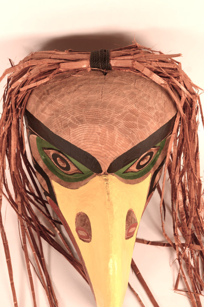 Northwest Coast Cedar Eagle Mask By Ritchie Brown