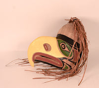 Northwest Coast Cedar Eagle Mask By Ritchie Brown