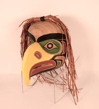 Northwest Coast Cedar Eagle Mask By Ritchie Brown