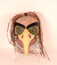 Northwest Coast Cedar Eagle Mask By Ritchie Brown