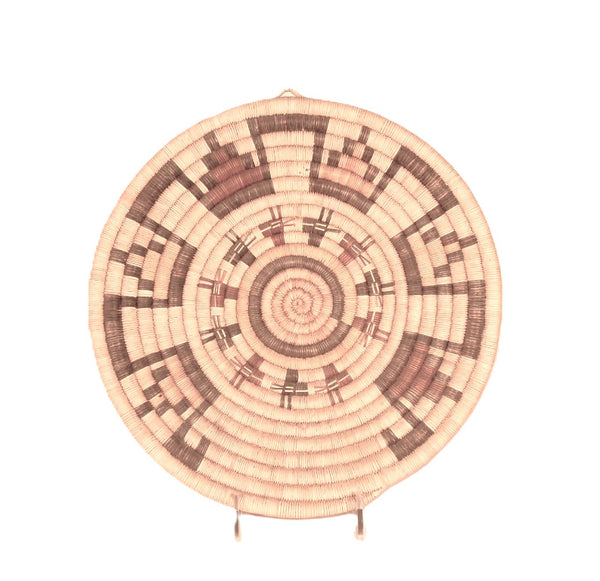 Hopi Pueblo Coiled Tray Basket