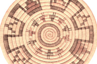 Hopi Pueblo Coiled Tray Basket