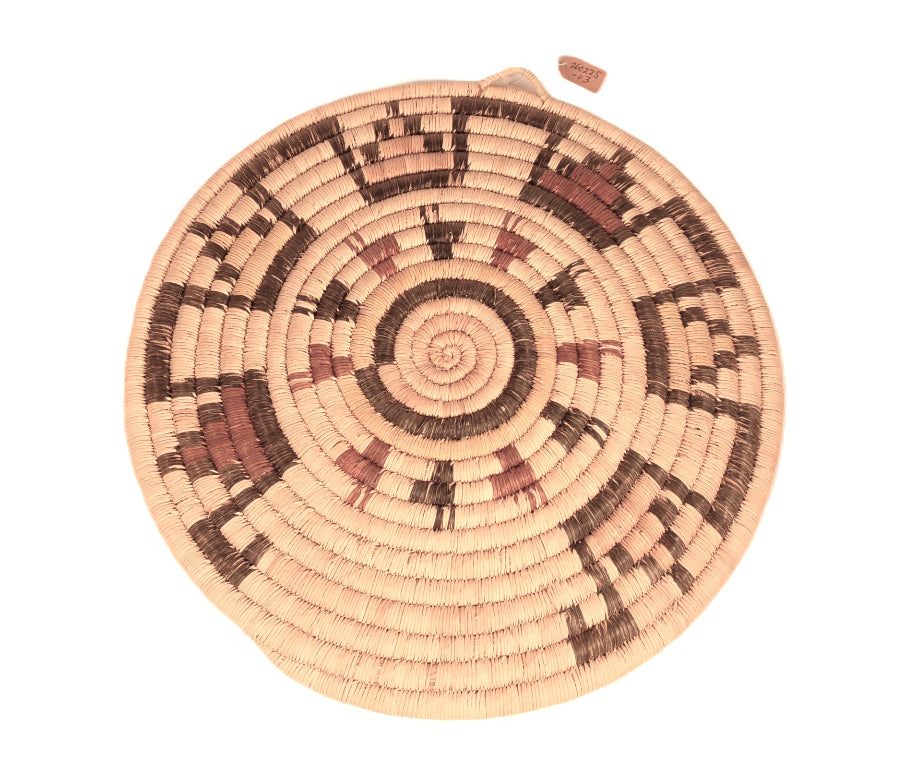 Hopi Pueblo Coiled Tray Basket