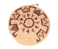 Hopi Pueblo Coiled Tray Basket