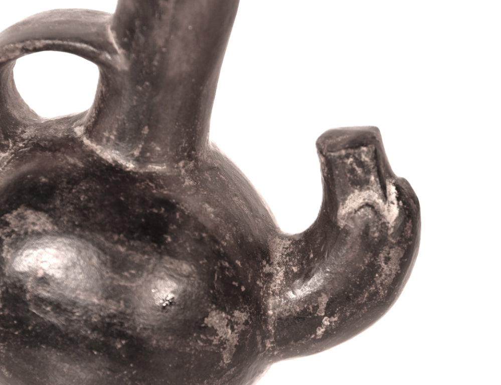 Chimu Small Blackware Bottle