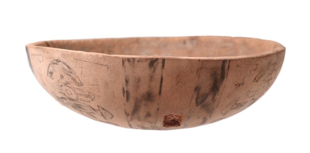 Inca Round Wooden Dish