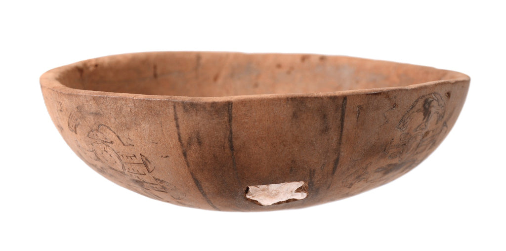 Inca Round Wooden Dish