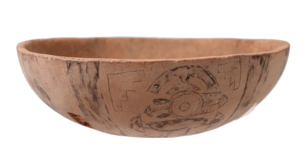 Inca Round Wooden Dish